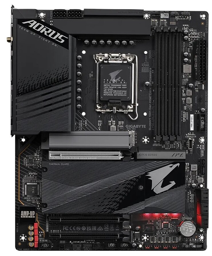 Материнская плата GIGABYTE Z790 AORUS ELITE AX, LGA1700, PCle 5, DDR5