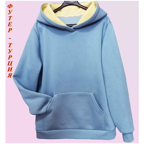 фото Толстовка с двойным капюшоном из футера 3-х нитки с начёсом modern-nn