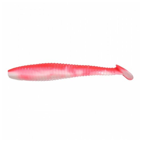 Виброхвост YAMAN PRO Flatter Shad, р.4 inch, цвет #27 - Red White уп. 5 шт. виброхвост yaman greedy shad