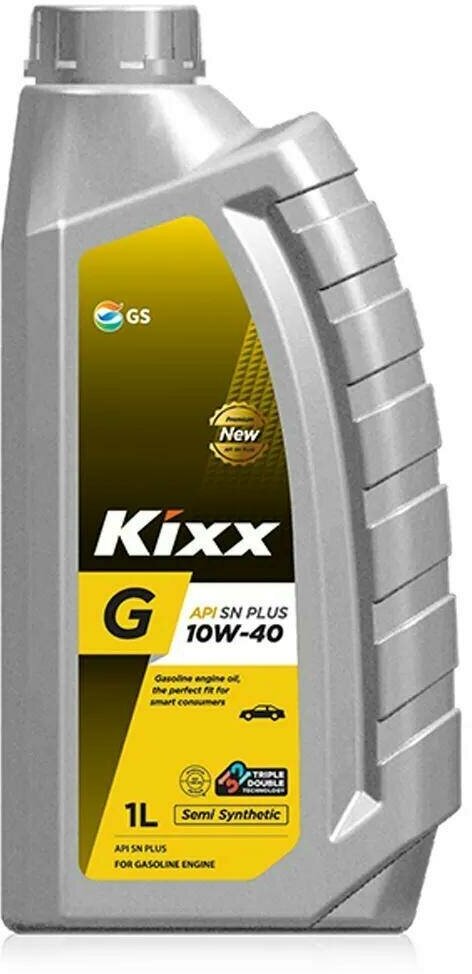 Полусинтетическое моторное масло Kixx G SN PLUS 10W-40, 4 л1 шт