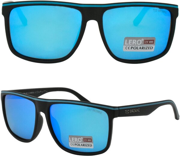 Солнцезащитные очки , прямоугольные, оправа: пластик, поляризационные, с защитой от УФ