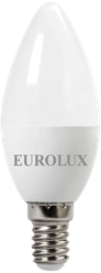 Лампа светодиодная Eurolux LL-E-C37-5W-230-4K-E14, свеча, нейтральный свет