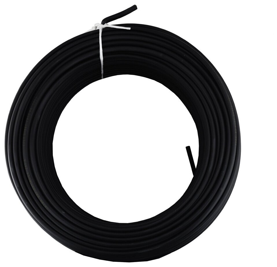 Силовой кабель ВВГпнг (А) LS 2x1,5 ГОСТ, TITAN, (плоский, черный), 1 метр - фотография № 2