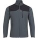 Куртка TOREAD Men's hiking coat Plain, средней длины, силуэт прямой, без капюшона, водонепроницаемая, размер 2XL, серый, черный