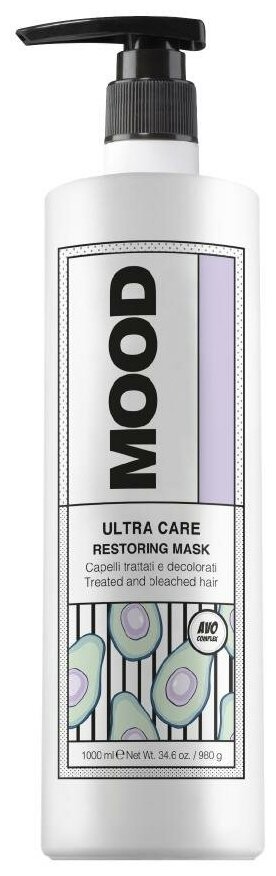 Восстанавливающая маска Ultra Care Restoring Mask Mood, 1000 мл