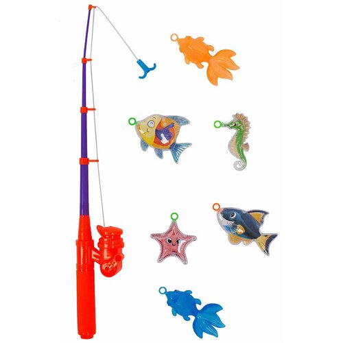 Игровой набор детская рыбалка игра на координацию движений ловкость моторику для воды купания бассейна QD222-16 TONGDE