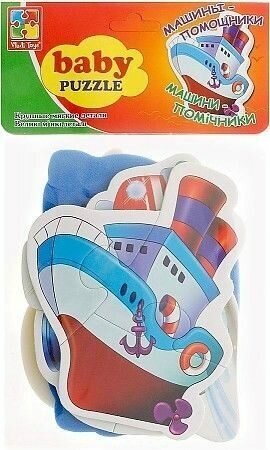 Пазл Vladi Toys, мягкий Машины помощники - фото №17