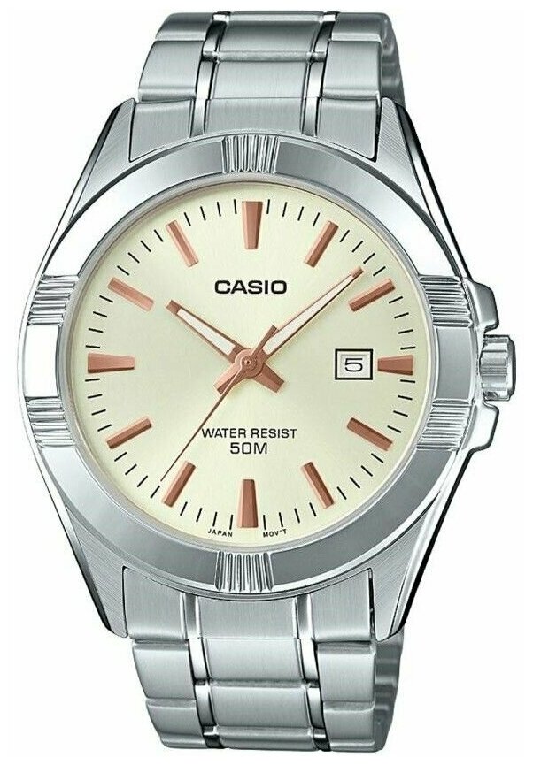 Мужские наручные часы CASIO MTP-1308D-9A с индикацией даты 