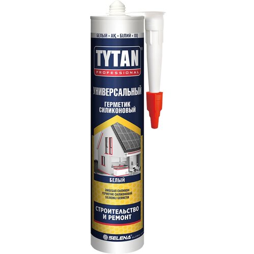 Герметик силиконовый универсальный Tytan Professional, 280 мл, белый