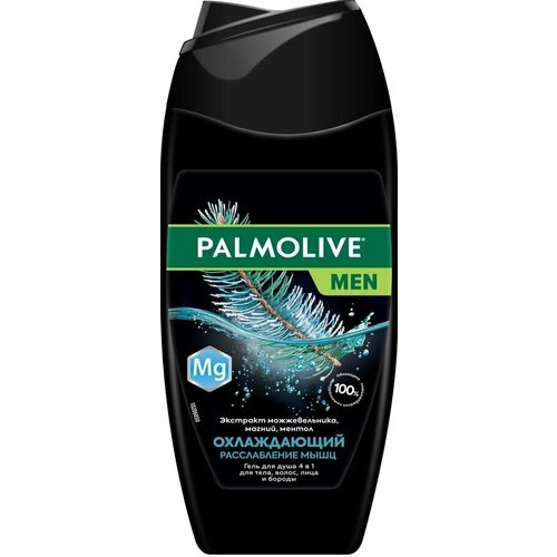 Гель для душа мужской PALMOLIVE Men Расслабление мышц охлаждающий 4в1, 250мл подарочный набор palmolive men охлаждение и расслабление мышц два геля для душа