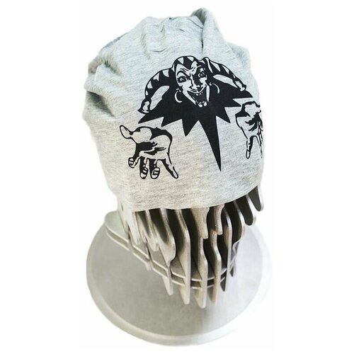 фото Шапка бини , размер безразмерная, серый нет бренда