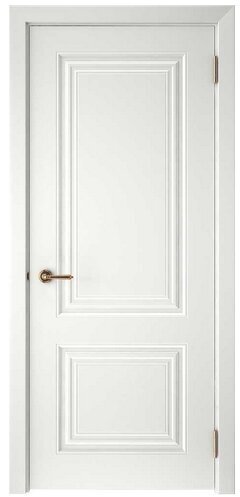 фото Дверь Смальта 42 Глухая, эмаль, Белая