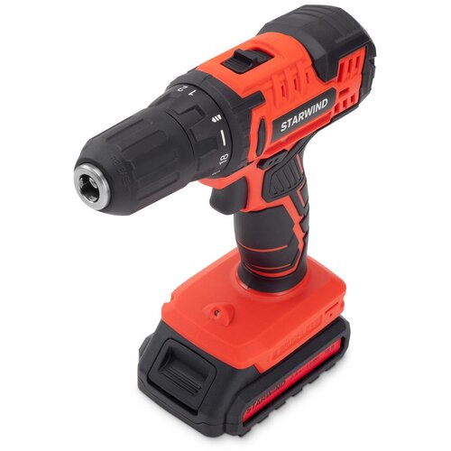 Дрель-шуруповерт Starwind DS-13-18B-2 аккумуляторная патрон быстрозажимной кейс в комплекте KWCD1918 891500₽