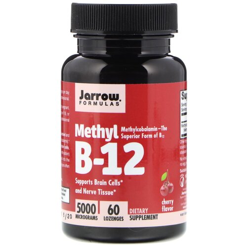 Таблетки Jarrow Formulas Methyl B-12, 90 г, 500 мкг, 100 шт.