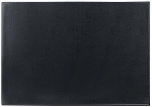 Коврик/подкладка/подложка настольная на письменный рабочий стол для письма размером 650х450 мм, с прозрачным карманом, черный, Brauberg