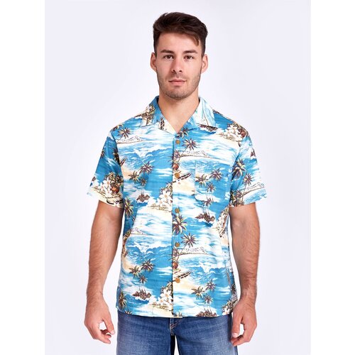 фото Рубашка replay, размер 52/54, голубой