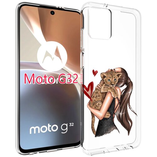 Чехол MyPads Кошачья-любовь для Motorola Moto G32 задняя-панель-накладка-бампер чехол mypads кошачья любовь для moto g 5g 2023 задняя панель накладка бампер