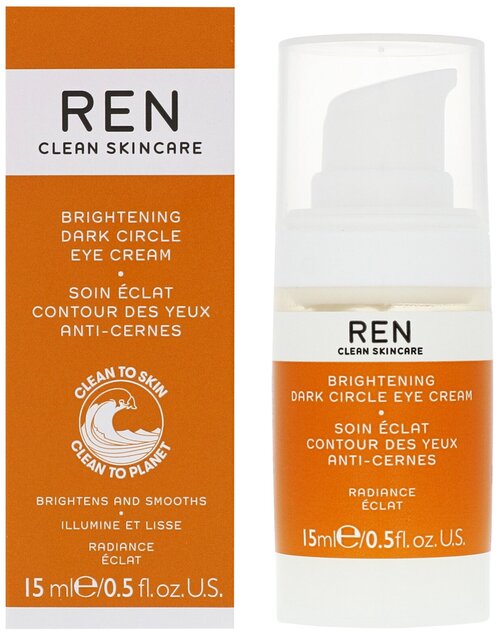 Крем для век от темных кругов REN Clean Skincare Radiance Brightening Dark Circle Eye Cream 15ml
