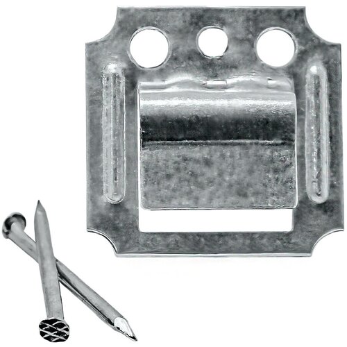 Крепеж кляймер №3 с гвоздями для вагонки Осфикс (100 шт.)