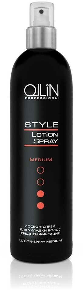 Ollin Professional Lotion-Spray Medium Лосьон-спрей для укладки волос средней фиксации 250 мл (Ollin Professional, ) - фото №14