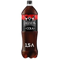 Газированный напиток Evervess Cola, 1.5 л, пластиковая бутылка, 6 шт.