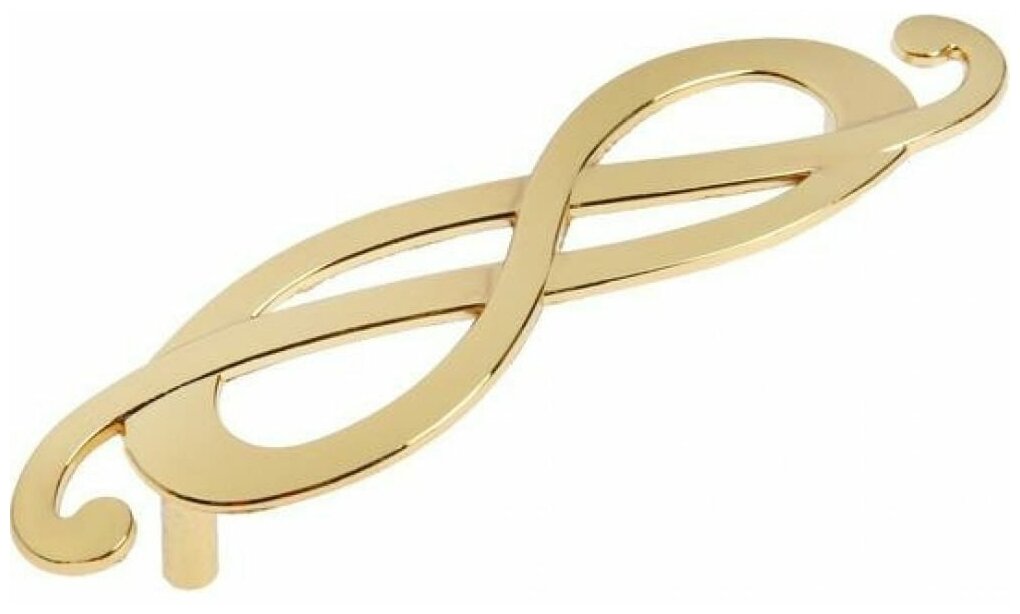 фото Тундра Ручка-скоба РС148GP, м/о 96 мм, цвет золото