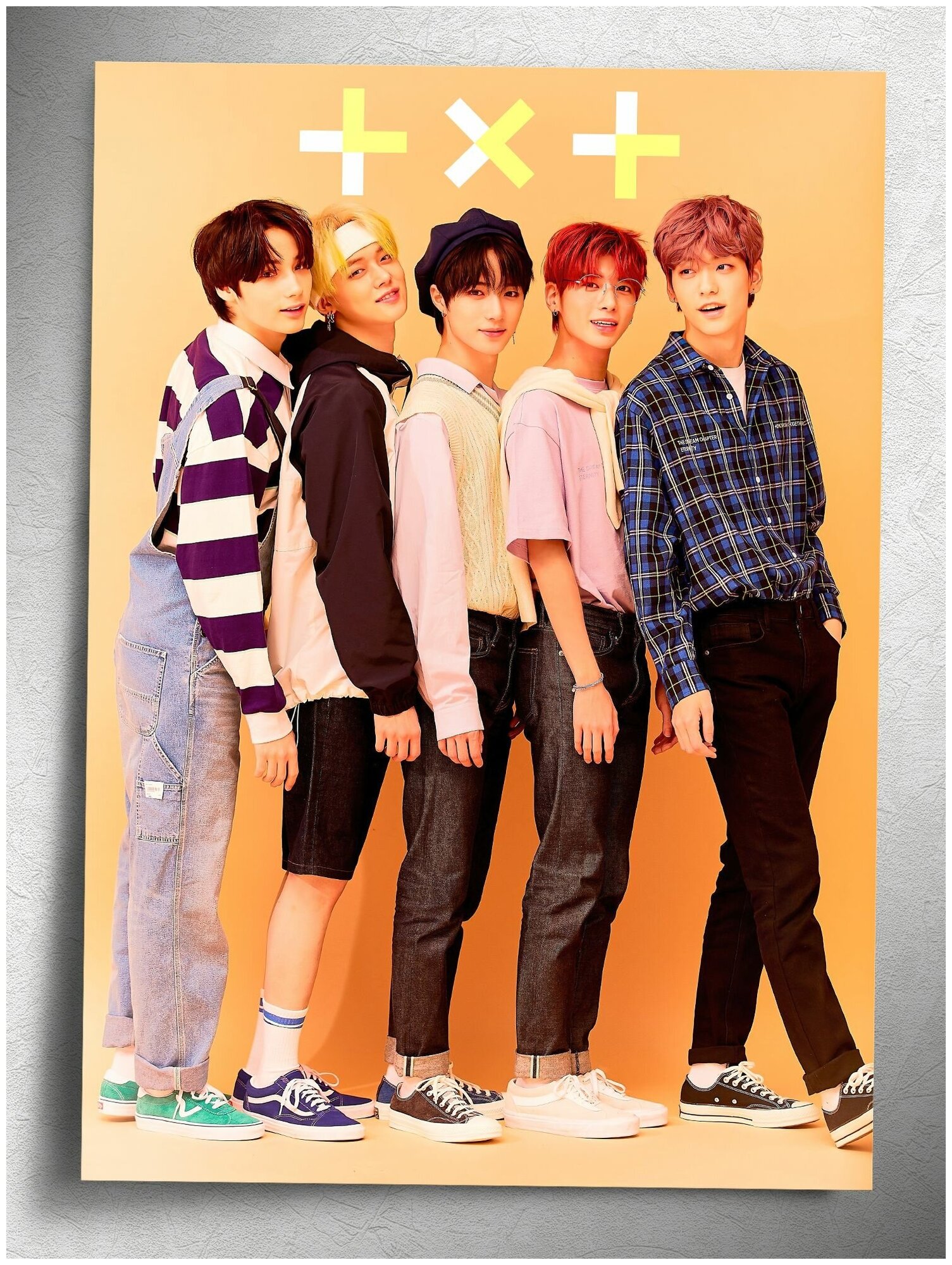 Постер к-поп ТХТ (K-pop), на А5