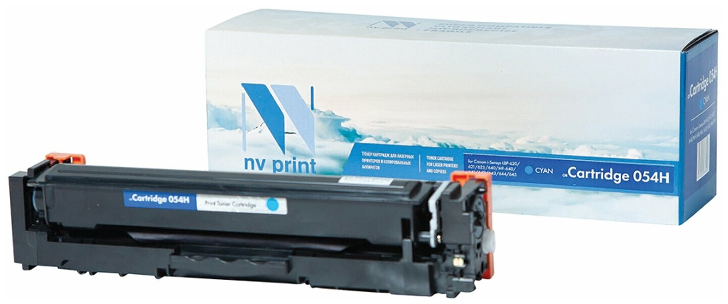 Картридж лазерный NV PRINT (NV-054HC) для Canon LBP 621/623, MF 641/643/645, голубой, ресурс 2300 страниц