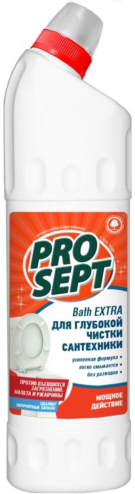 PROSEPT гель для глубокой чистки сантехники Bath Extra, 0.75 л - фотография № 1
