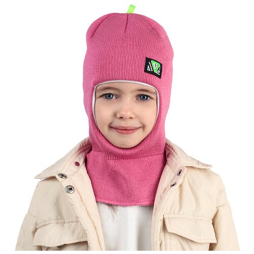 фото Шапка шлем baziator демисезонная, размер 52-54, белый