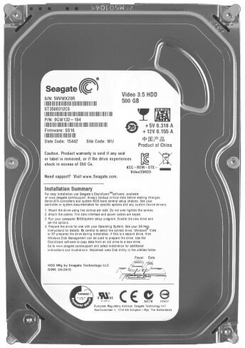 Жесткий диск Seagate ST3500312CS 500Gb SATAII 3,5" HDD