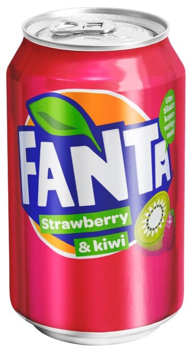 Газированный напиток Fanta Strawberry & Kiwi со вкусом клубники и киви (Германия), 330 мл (6 шт) - фотография № 4
