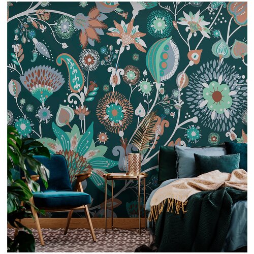 Фотообои Luxury Walls AM03603 Цветы 300х270см 7425₽