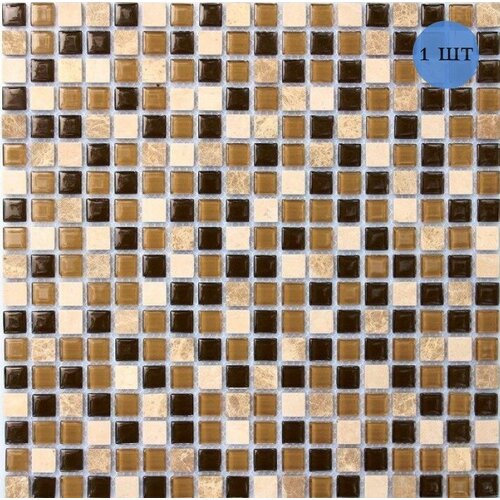 Мозаика (стекло, камень) NS mosaic S-850 30,5x30,5 см 1 шт (0,09 м²)