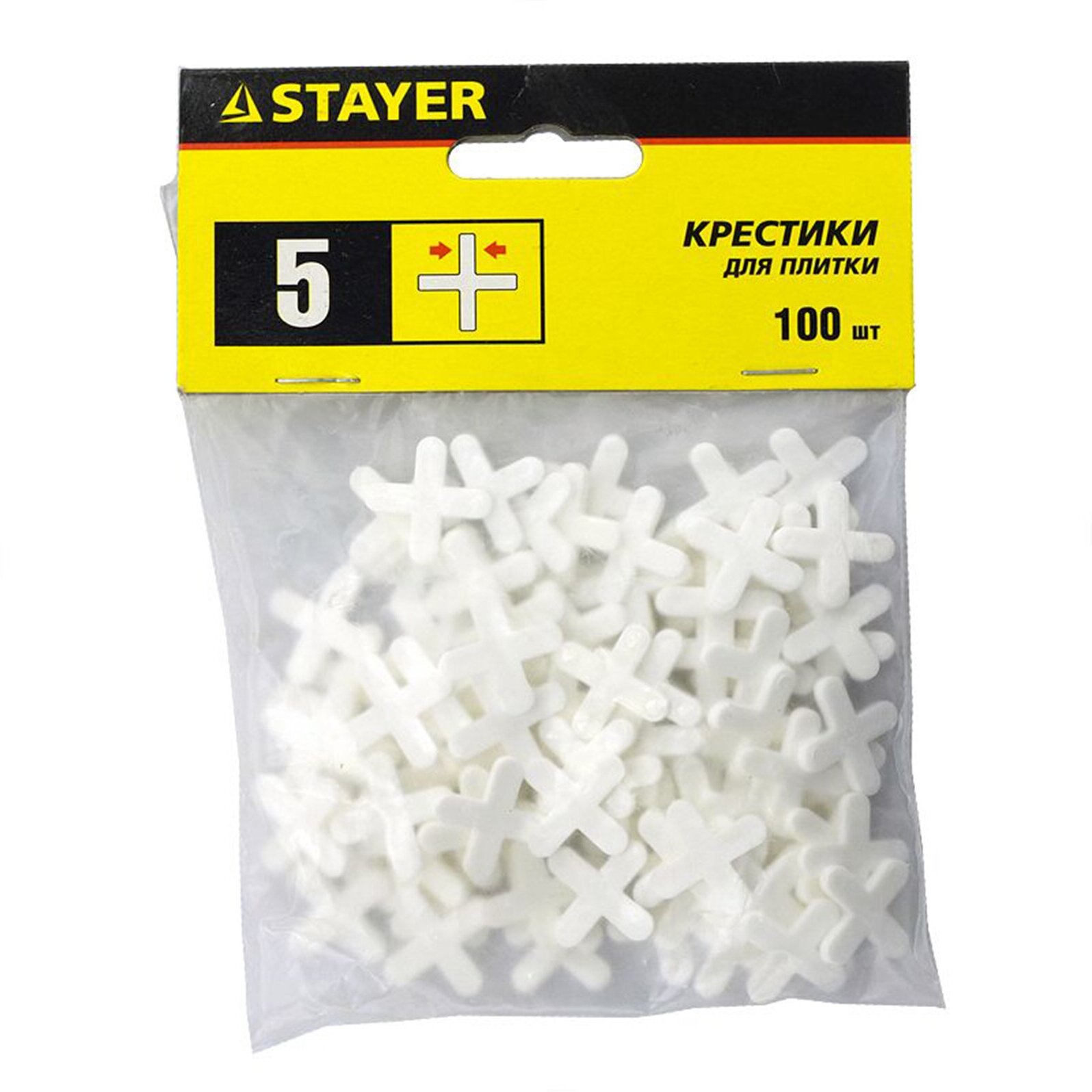 STAYER 5 мм, 100 шт, крестики для плитки (3380-5)