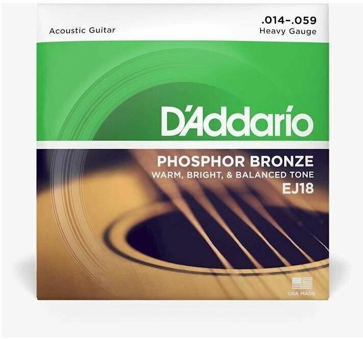 D'Addario EJ18 Струны для акустической гитары 14-59