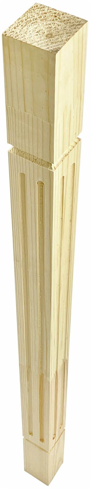 Набор 4 балясины деревянные 900х50х50мм / сращенная / ограждение для лестницы балюстрада из сосны премиум АА модель 50AN29