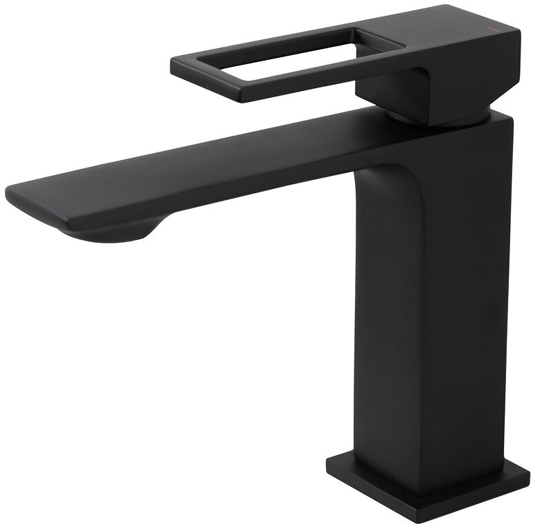 BelBagno Смеситель BelBagno LUC-LVM-NERO Luce для раковины, с донным клапаном, чёрный