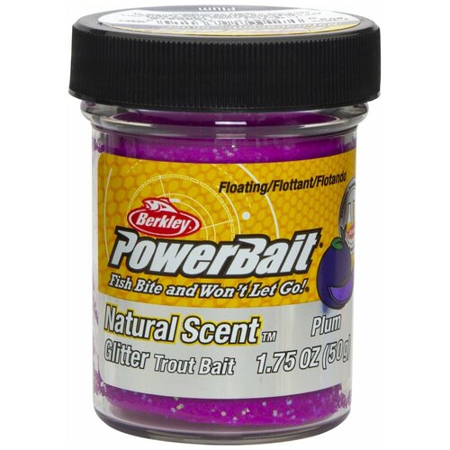 Паста форелевая Berkley PowerBait Trout Bait Фруктовый 50гр #Plum