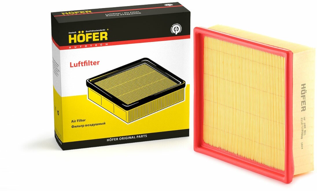 Фильтр воздушный на инжектор ВАЗ 2110 без сетки Hofer HOFER HF 200 021 | цена за 1 шт