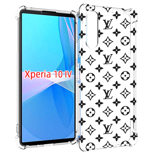 Чехол MyPads стильный-принт-на для Sony Xperia 10 IV (10-4) задняя-панель-накладка-бампер