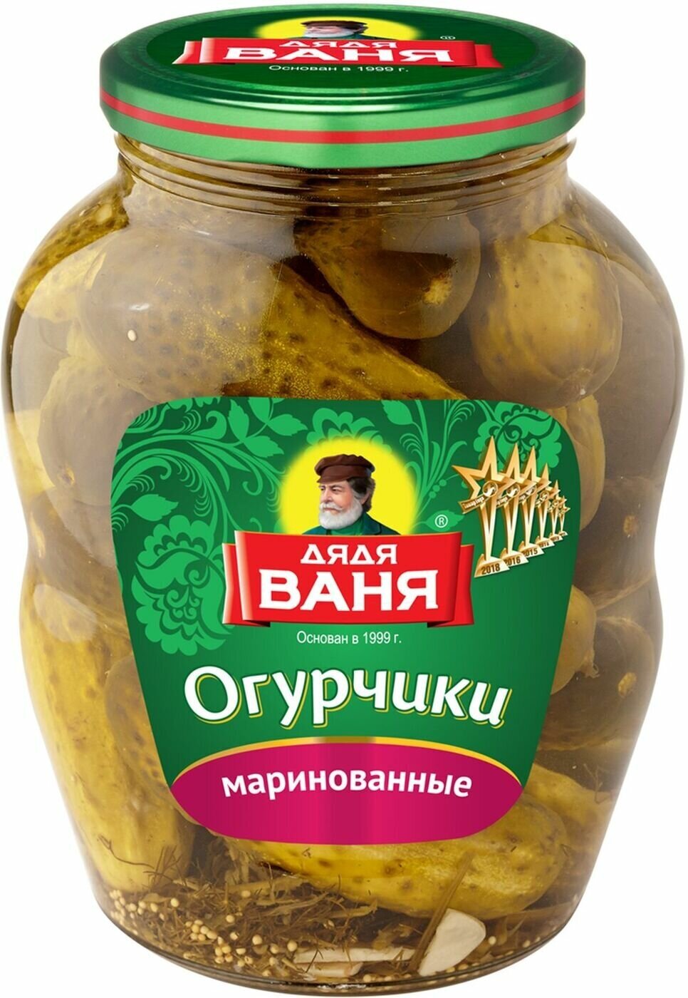 Огурцы маринованные Дядя Ваня, 1,8 кг