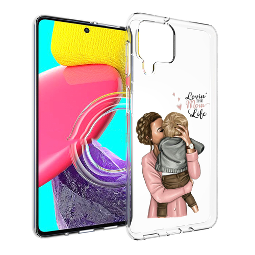 Чехол MyPads Любовь-мамы детский для Samsung Galaxy M53 (SM-M536) задняя-панель-накладка-бампер
