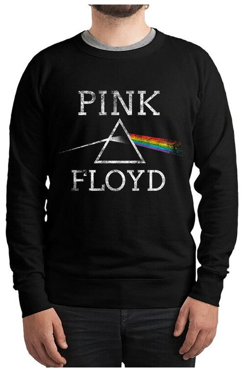 Свитшот Dream Shirts Pink Floyd Винтаж Мужской Черный 52 Размер