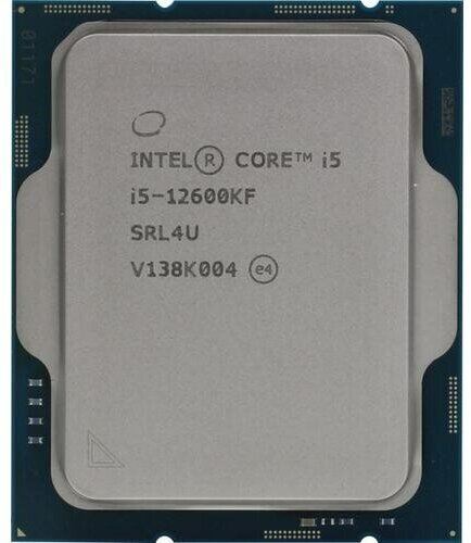 Процессор Intel Процессор Intel Core i5 12600KF BOX (без кулера) (BX8071512600KF, SRL4U)