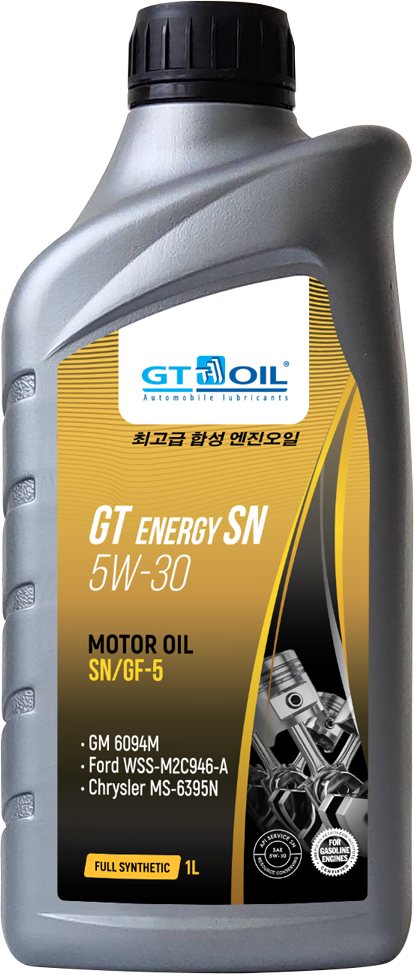 Синтетическое моторное масло GT OIL GT Energy SN 5W-30, 1 л