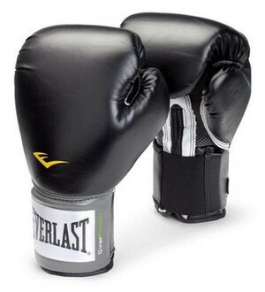 Перчатки тренировочные Everlast PU Pro Style Anti-MB Youth черные