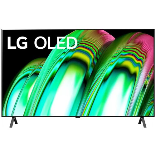55 Телевизор LG OLED55A26LA 2022 OLED, черный телевизор oled 55 oled55b2rla lg