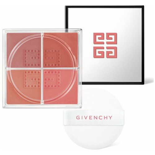 GIVENCHY Рассыпчатые четырехцветные румяна для лица Prisme Libre Blush (4 Organza Sienn)