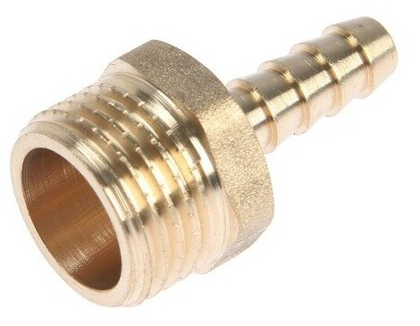 фото Штуцер TIM SM02-08, 1/2" х 8 мм, наружная резьба, латунь
